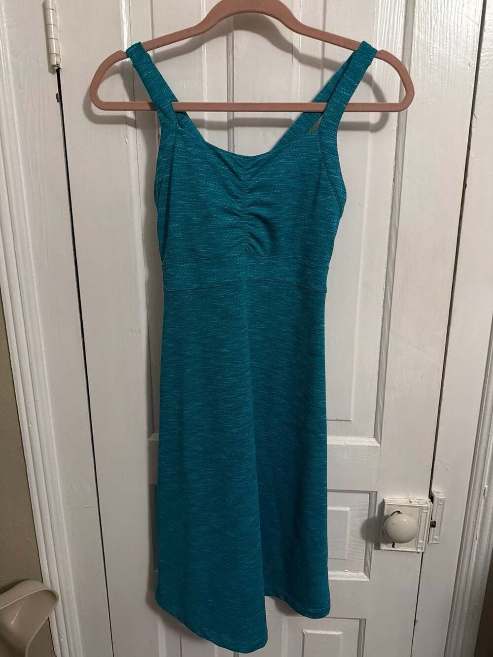 Title Nine Solution Dress Space Dye Teal Blue A-Line Active Tennis Small